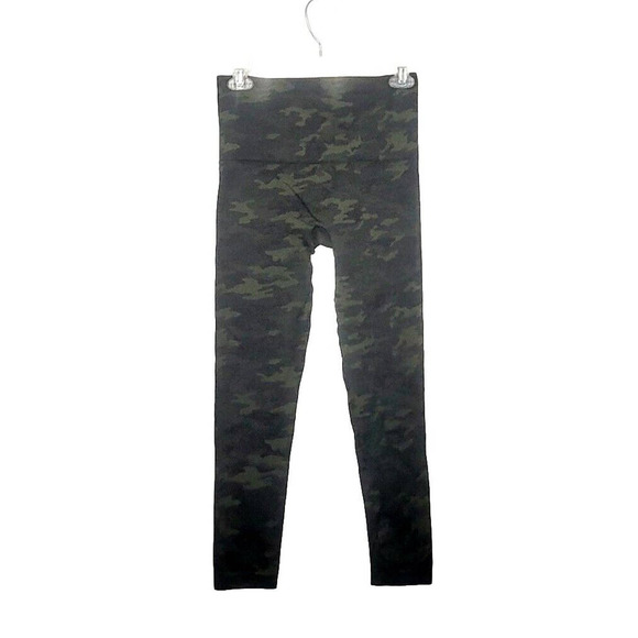 SPANX Look At Me Now High Rise Camouflage Leggings Womens Size M Seamless - Picture 2 of 7